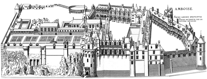 Kasteel van Amboise tijdens de renaissance