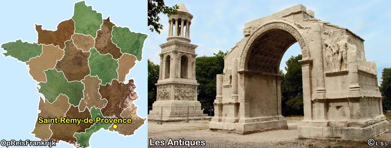 Saint-Rémy-de-Provence; les Antiques