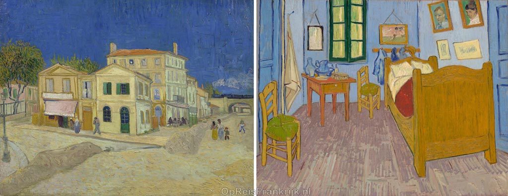 Vincent van Gogh; Gele Huis en De slaapkamer