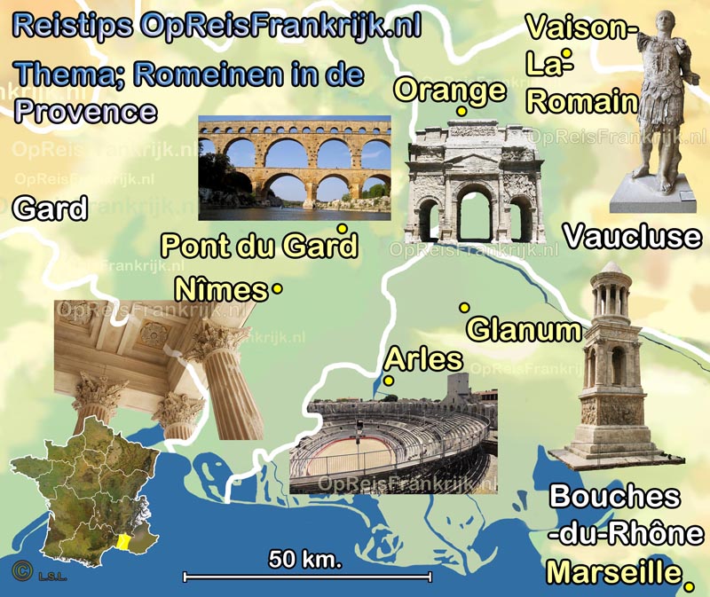 Romeinse bezienswaardigheden in de Provence