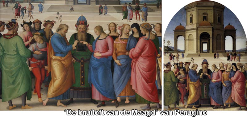 Perugino; Bruiloft van de Maagd