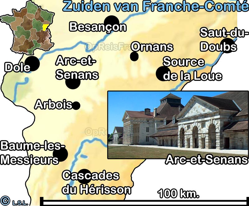 het zuiden van Franche-Comte