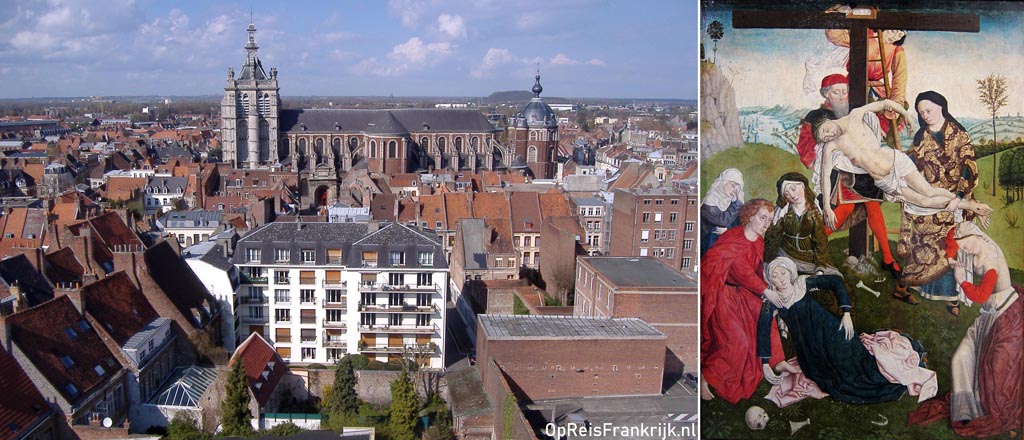 Douai; uitzicht vanaf het belfort en van der Weyden