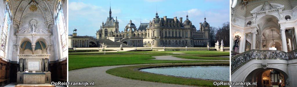 Chantilly; kasteel, tuin en interieur