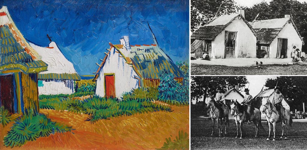Cabanas Van Gogh in Les Saintes-Maries en oude foto's